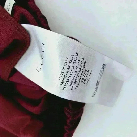 gucci kids overalls size 36M Burgundy  (32 Inch Lengh -11 Inch Waist Stretch) 3T - Picture 7 of 14